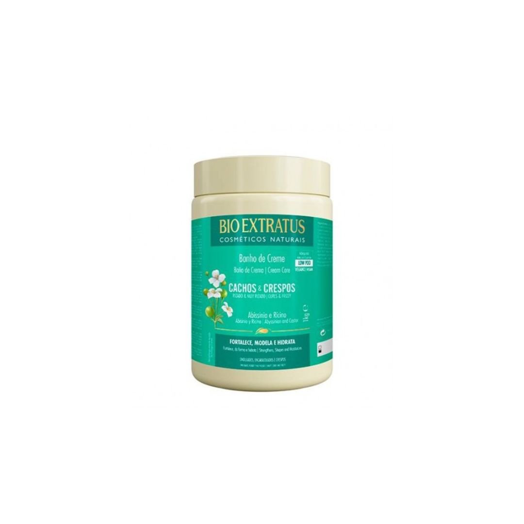 Banho De Creme Cachos E Crespos 1kg - Bio Extratus