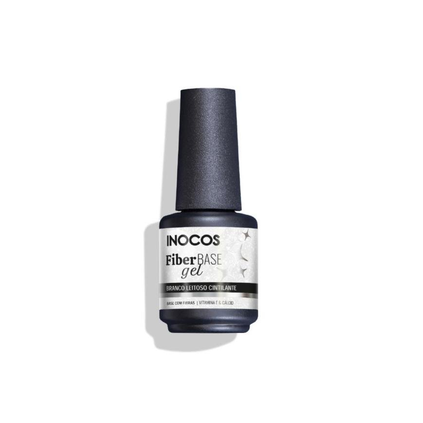 Base Fiber Gel Branco Leitoso 15ml Inocos