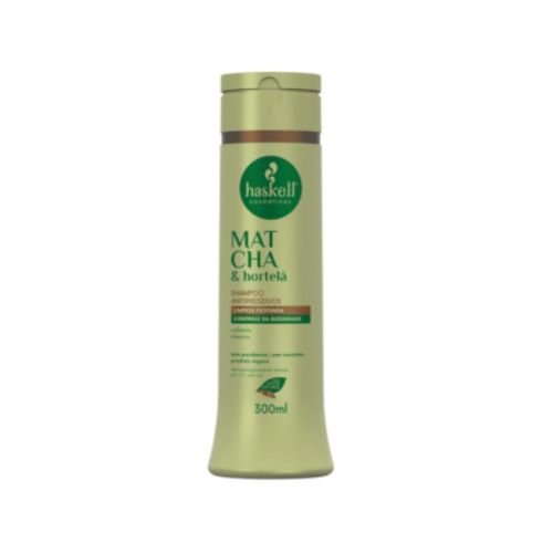 Haskell Shampoo Anti Resíduos Matcha e Hortelã 300ml