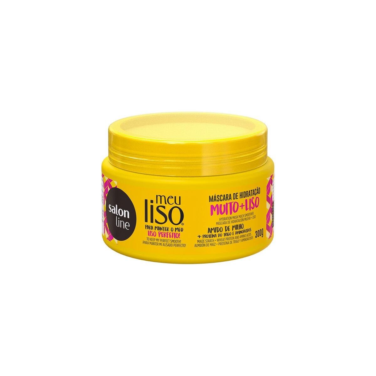 Máscara Meu Liso Muito+liso Amido De Milho Salon Line 300g