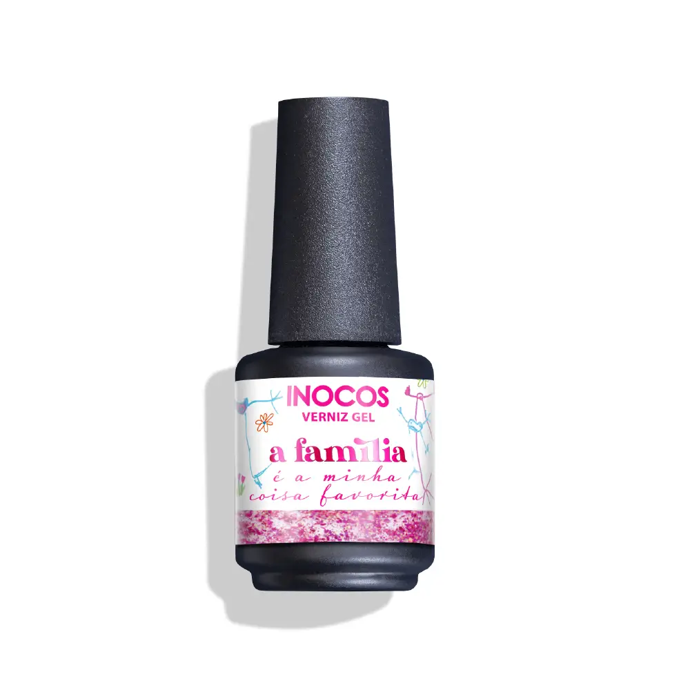 Família É A Minha Casa Favorita Verniz Gel 15ml - Inocos