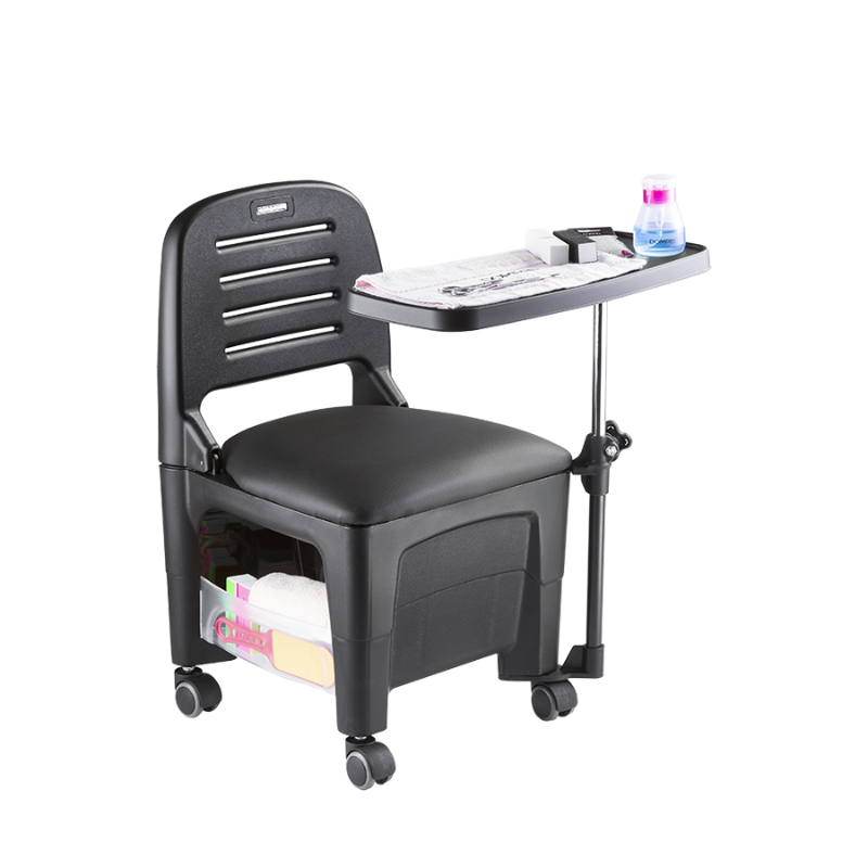 Cadeira de Manicure Bari Preto - Dompel