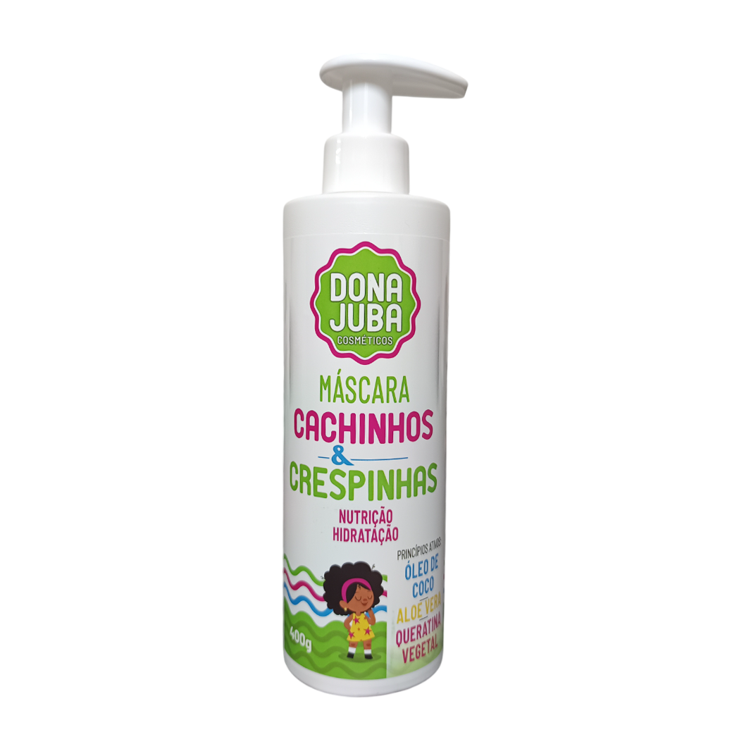 DONA JUBA MASCARA KIDS CACHINHOS E CRESPINHAS 400ML