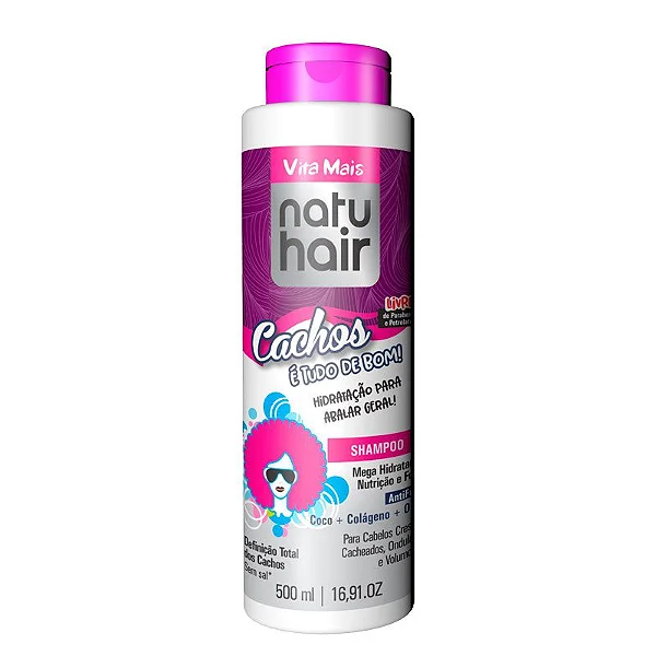 Shampoo Cachos É Tudo De Bom 500ml - Natu Hair