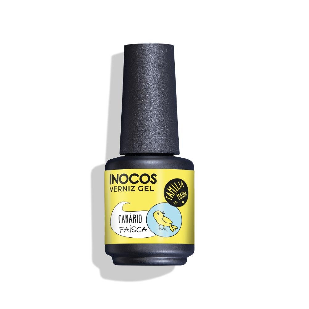 Canário Faísca Verniz Gel 15ml Inocos