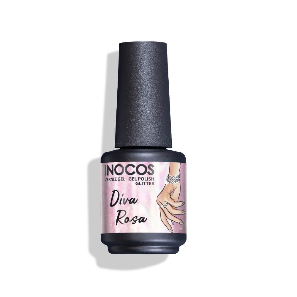 Verniz Gel DS2 Diva Rosa 15ml - Inocos