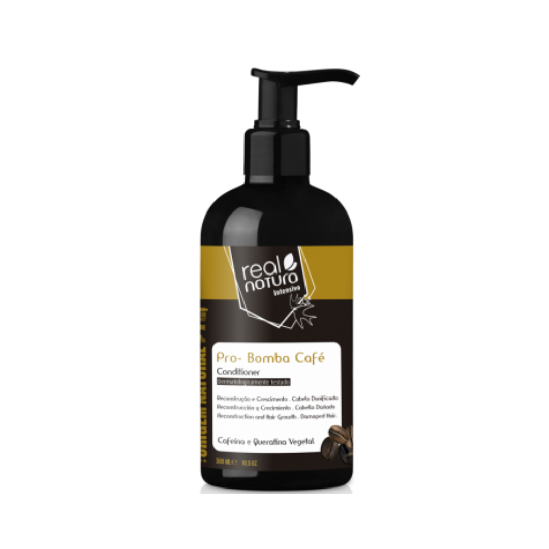Condicionador Sem Sal Pro-Reparação Bomba Café 300ML - Real Natura