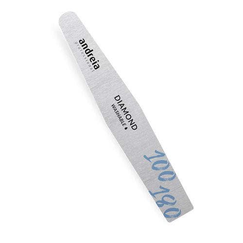Lima Unhas Lavável 100/180 Diamond Nail File  Andreia