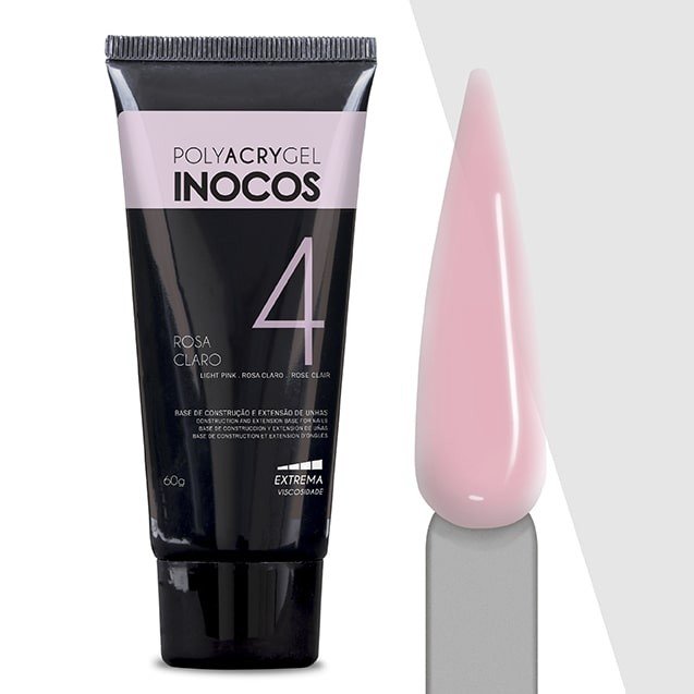 Polyacrygel Rosa Claro 60gr Inocos
