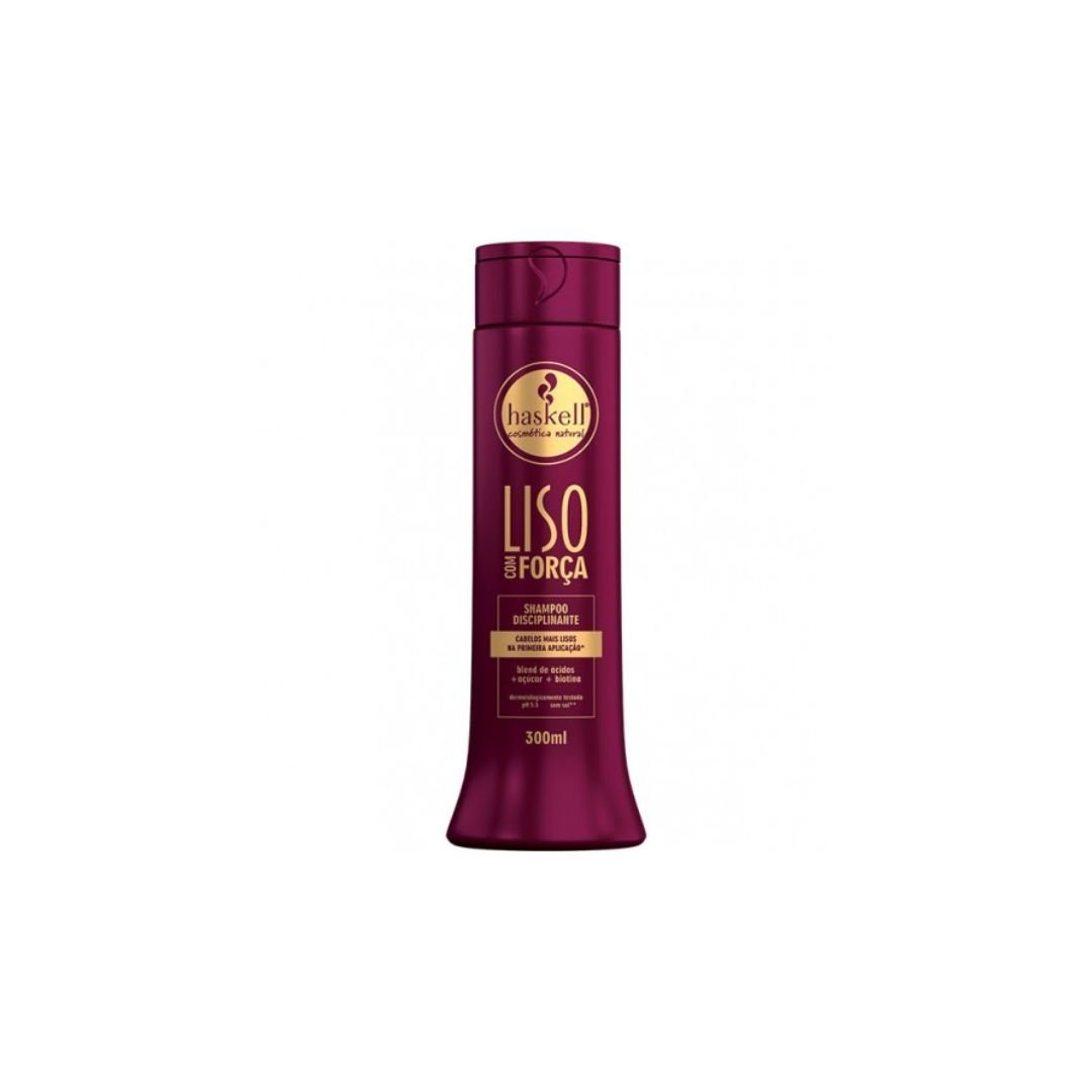 Shampoo Disciplinante Liso Com Força 300ml - Haskell