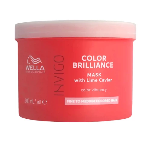 Wella Invigo Color Brilliance Máscara Cor Intensa Cabelo Fino 500ml