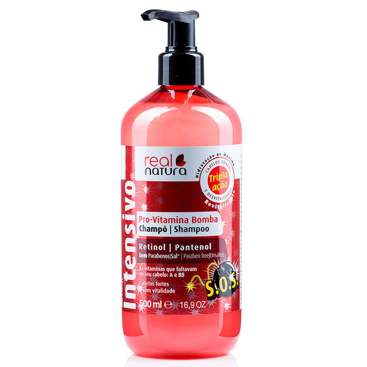 Shampoo Pro Vitamina Bomba 500ml Real Natura
