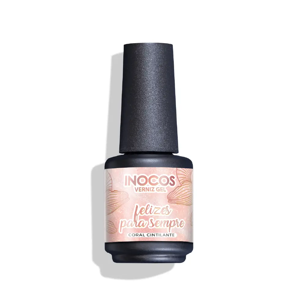 Verniz Gel Felizes Para Sempre 15ml - Inocos