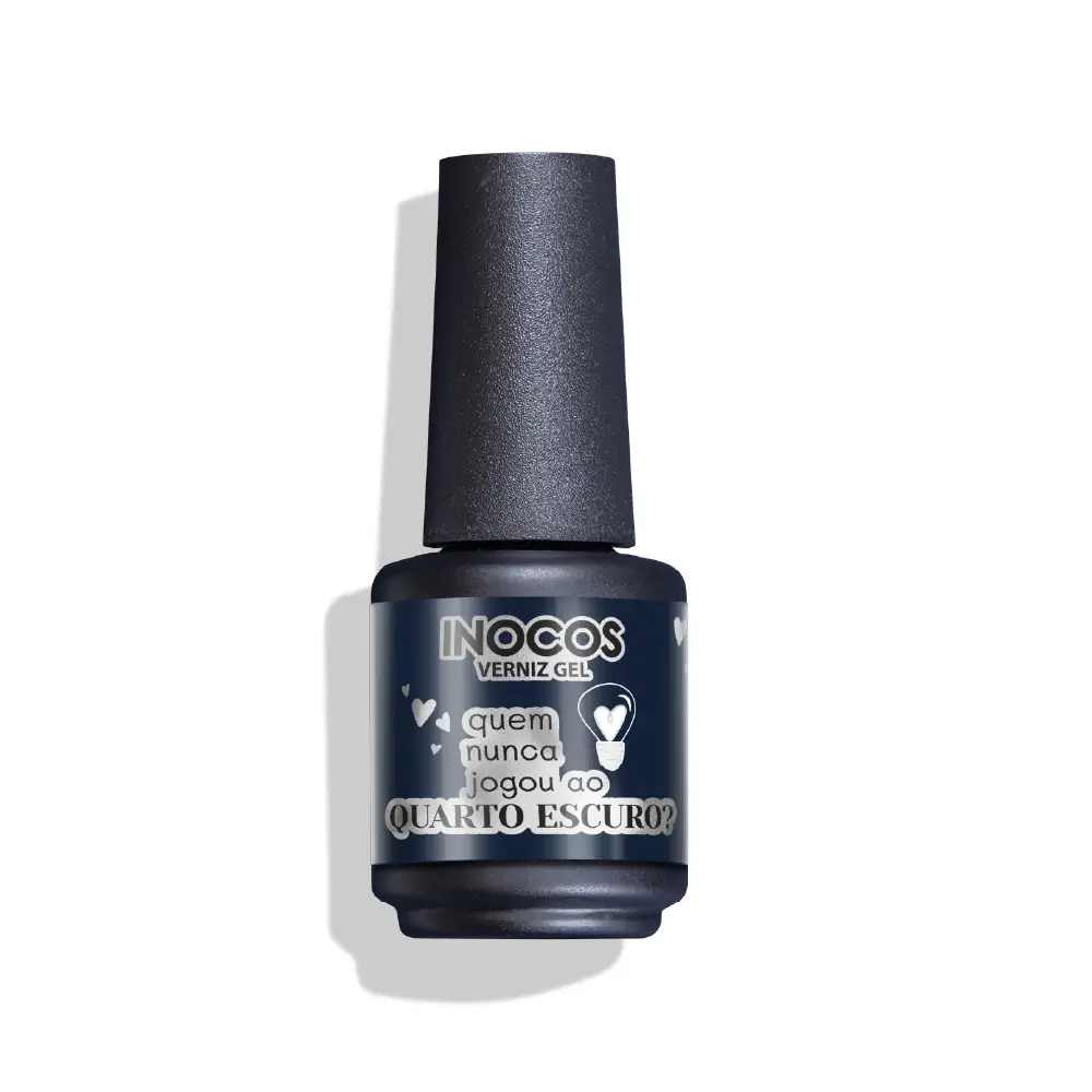 Verniz Gel Quem Nunca Jogou Ao Quarto Escuro 15ml Inocos