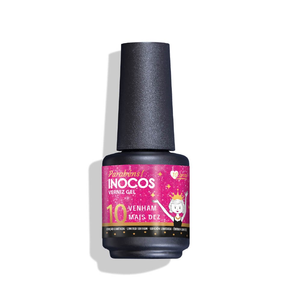 Venham Mais 10 Verniz Gel 15ml - Inocos