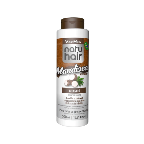Shampoo Mandioca 500ml - Natuhair
