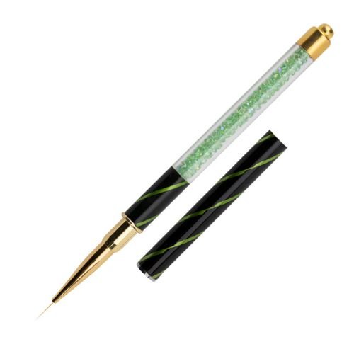 Pincel De Decoração Illusion Line Com Zircônias 11Mm