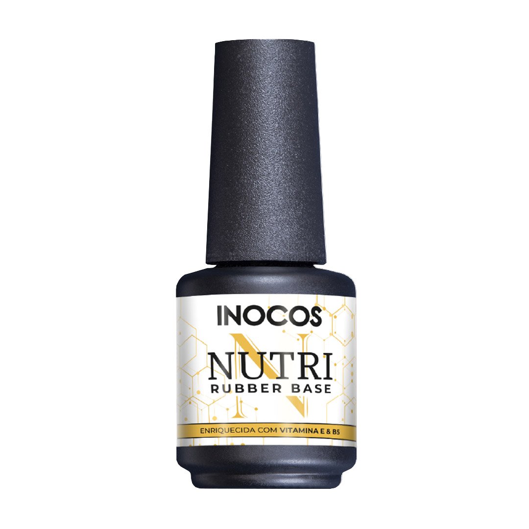 Verniz Gel Nutri Rubber Base 15Ml - Inocos