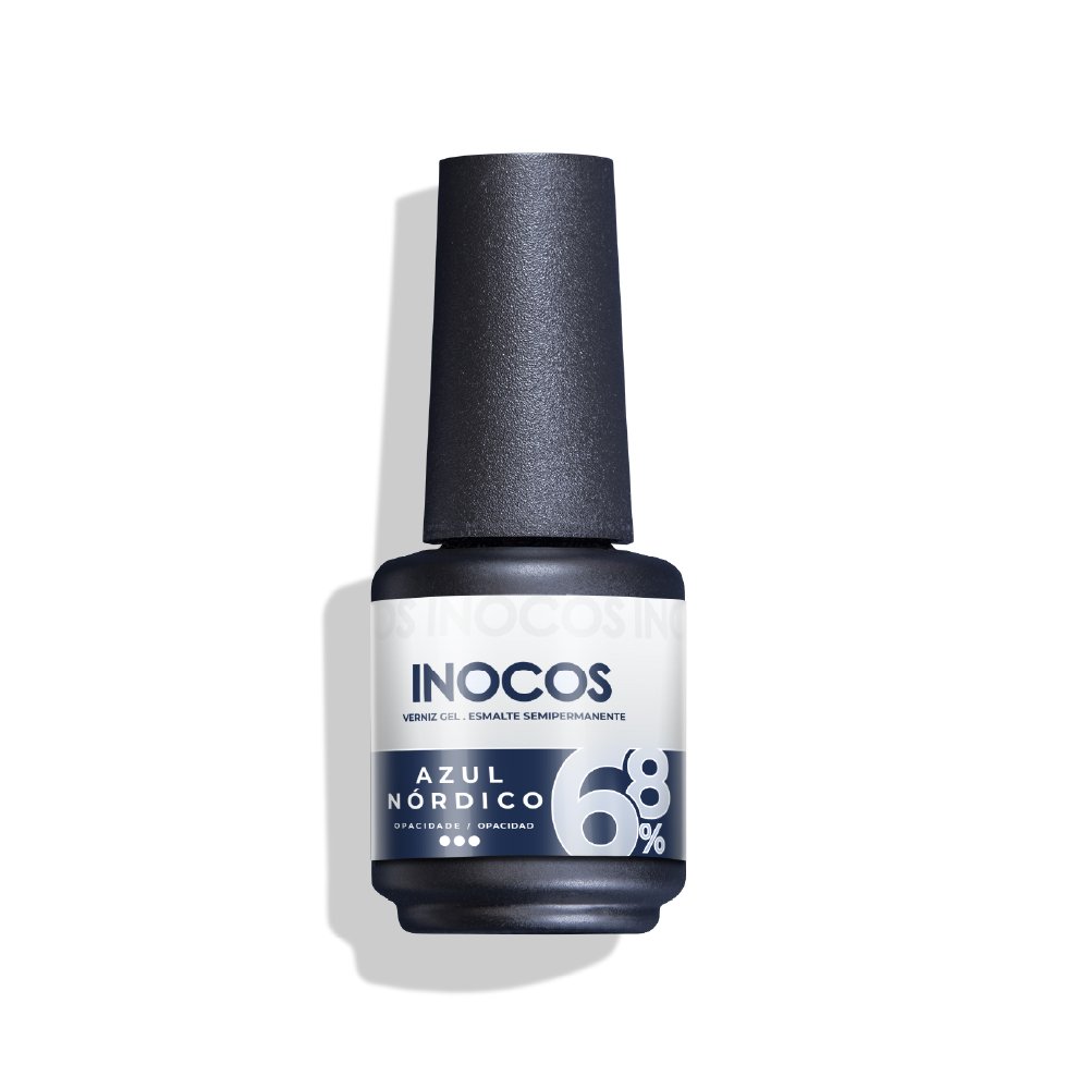 Verniz Gel YM5 Azul Nórdico 68% - 15ml Inocos