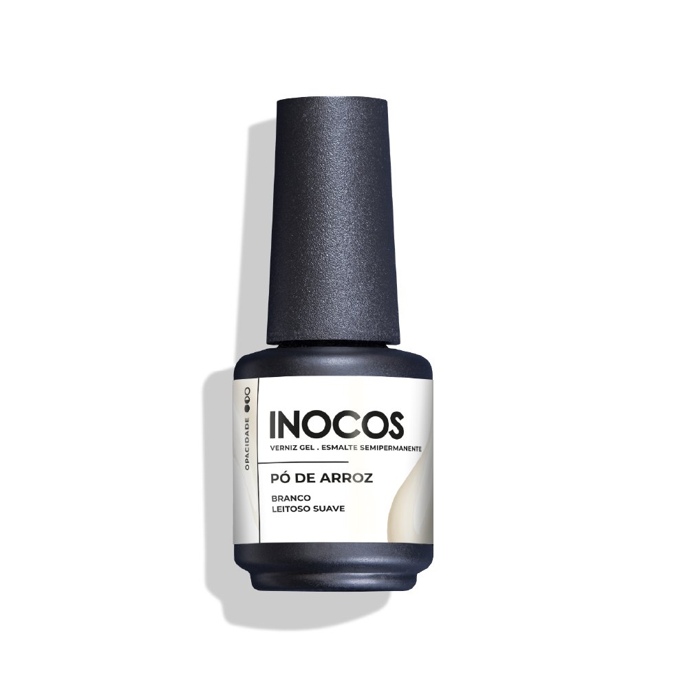 Pó De Arroz Verniz Gel 15Ml Inocos