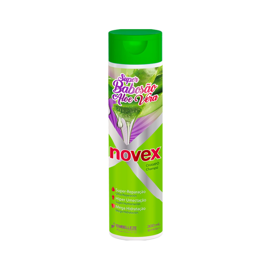Shampoo Super Babosão Aloe Vera 300 Ml Novex