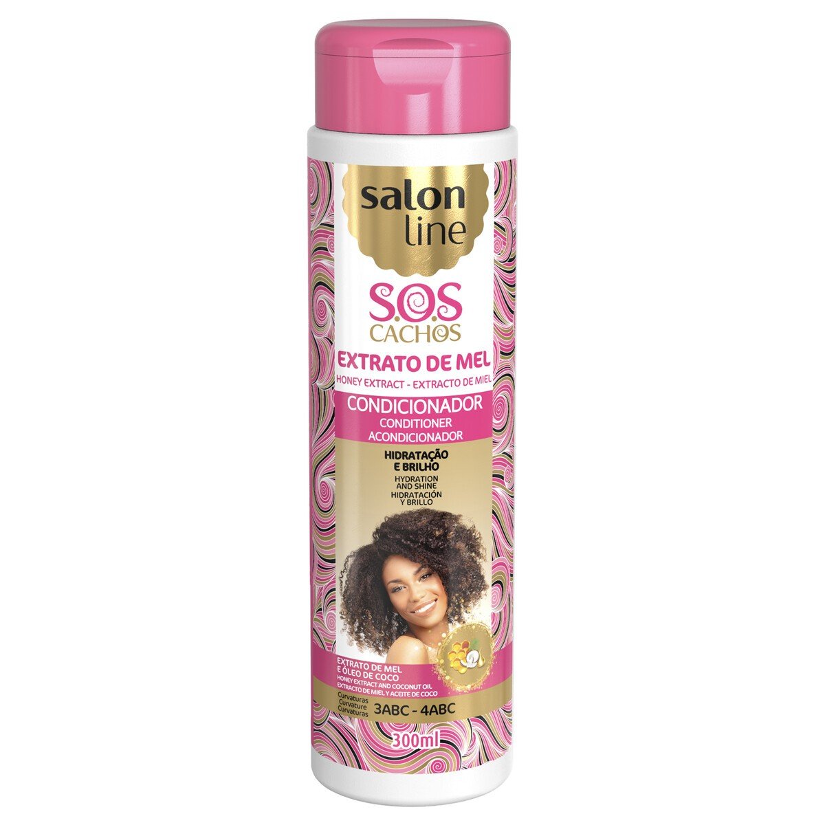 Condicionador Sos Cachos Mel Cachos Intensos Salon Line 300ml