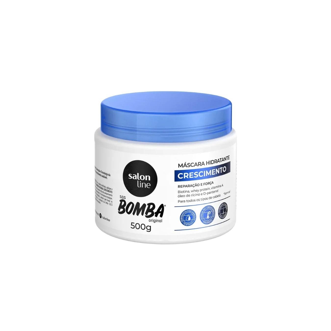 Salon Line Sos Bomba Máscara Hidratante Original 500G