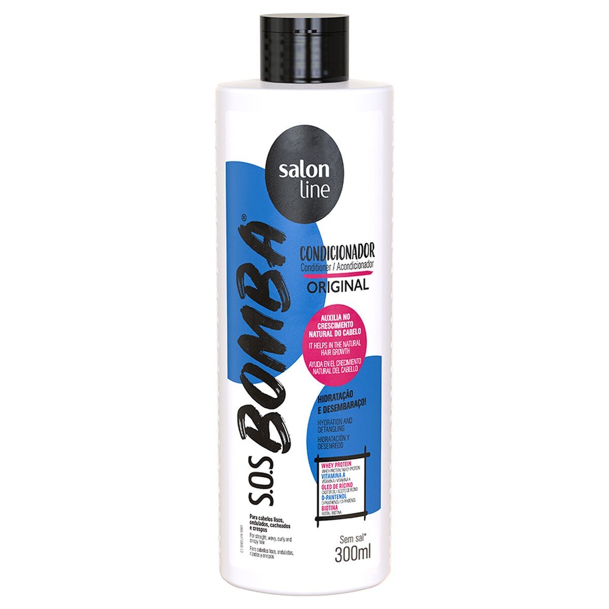 Condicionador Sos Bomba Original Salon Line 300Ml