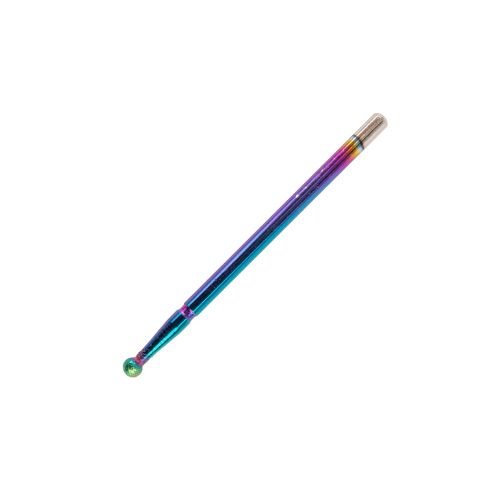 Ponteira De Diamante Unicórnio Bola Arco-Íris Azul Nº 33