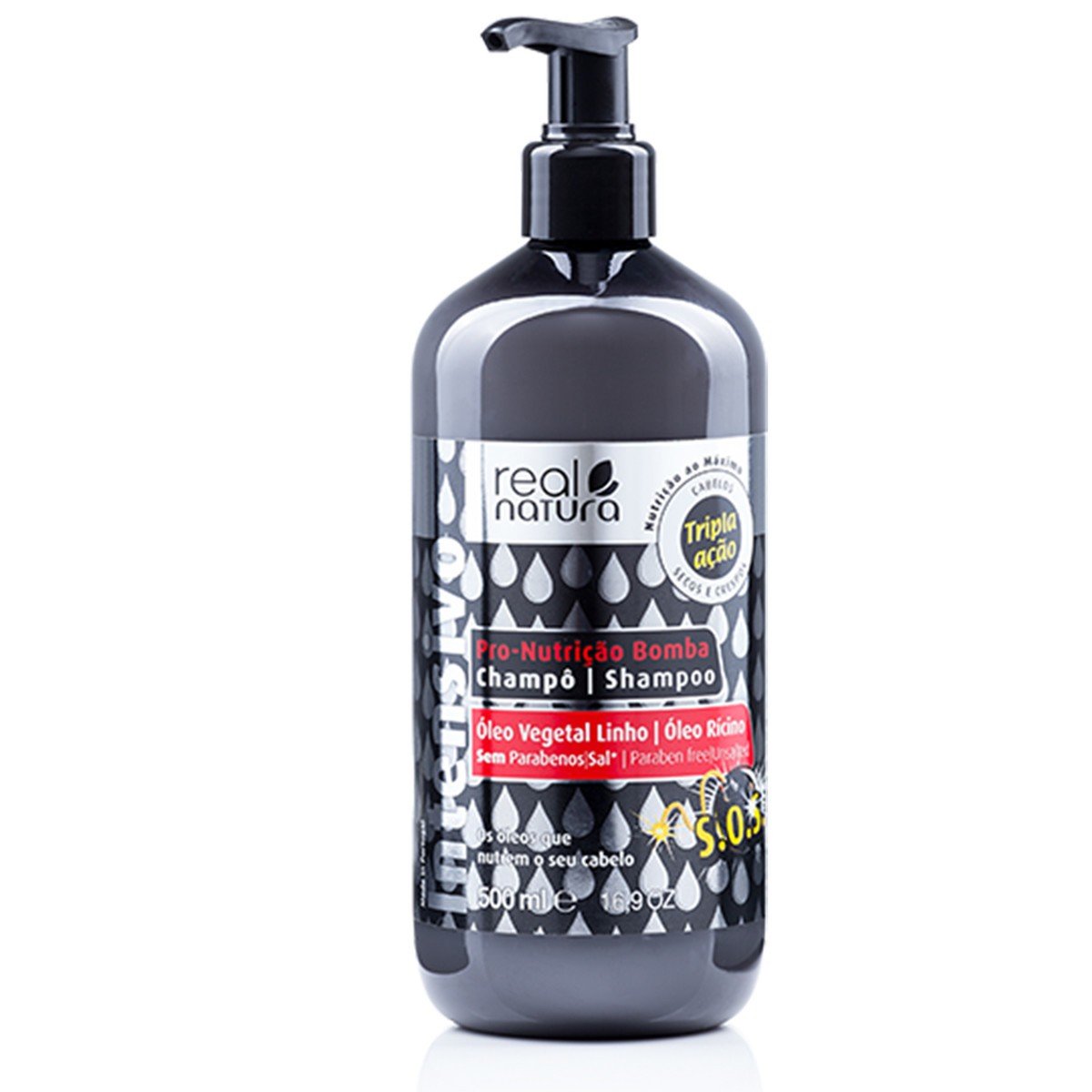 Shampoo Pro Nutrição Bomba 500Ml Real Natura