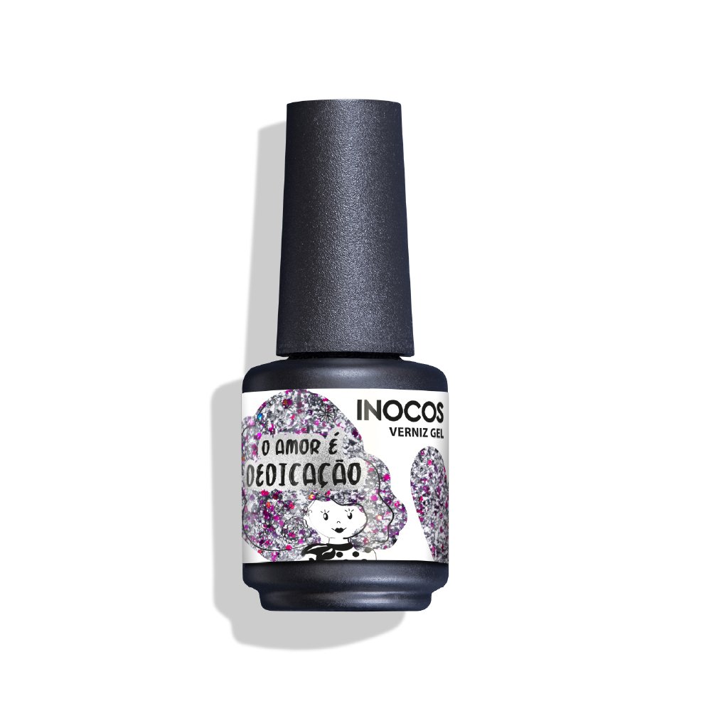 O Amor É Dedicação Verniz Gel 15Ml Inocos