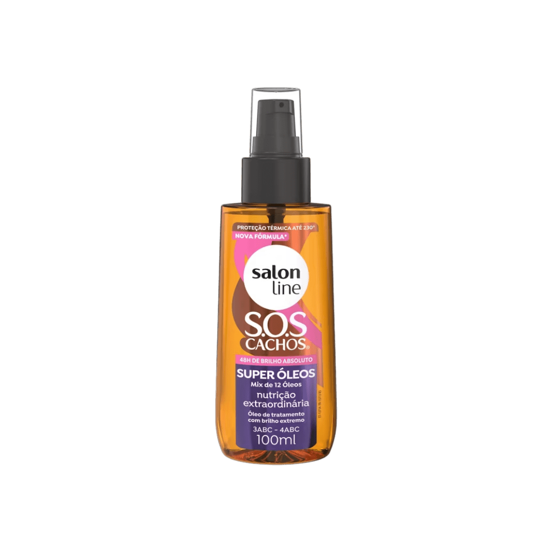 Salon Line Sos Cachos Mix Oleos Oleo Protetor 100Ml