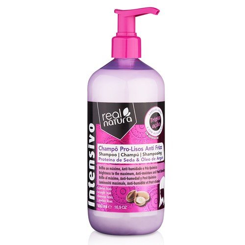 Shampoo Antifrizz Pro Lisos Argan 500Ml Real Natura