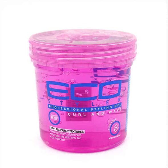 Eco Styler Curl &Amp; Wave Pink Gel 16Oz.