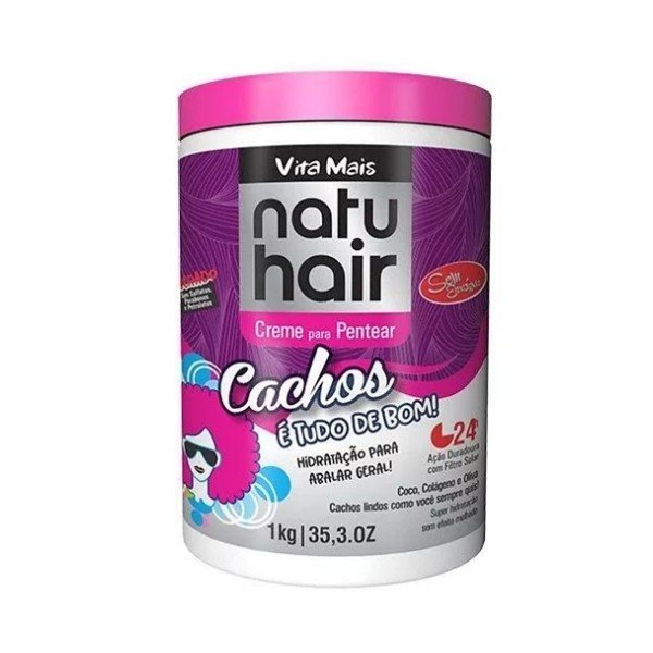 Creme De Pentear Cachos É Tudo De Bom 1Kg - Natu Hair