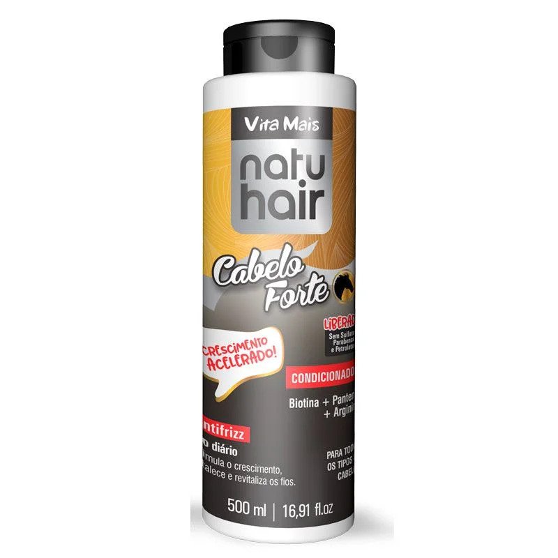 Condicionador Cabelo Forte 500Ml - Natuhair