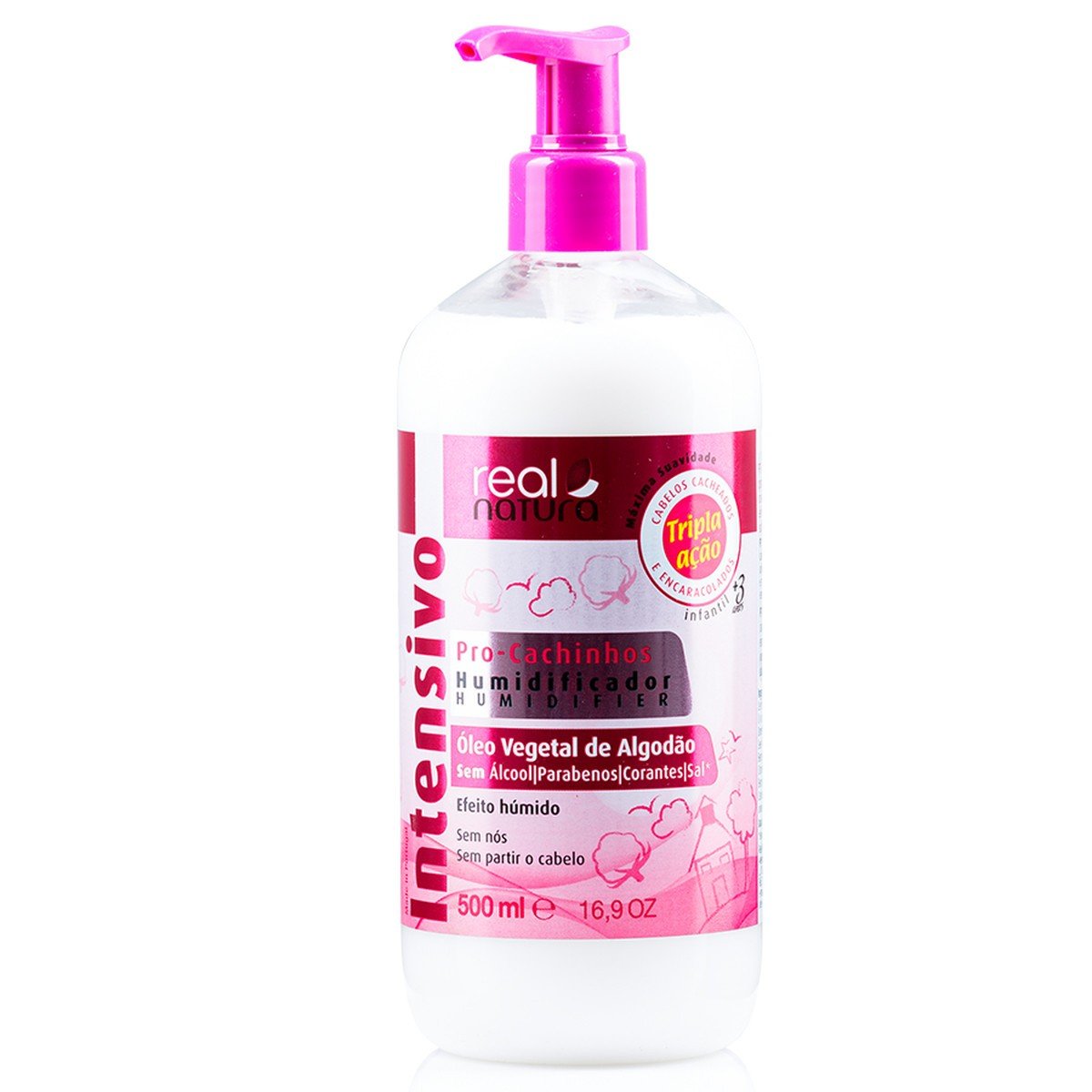 Humidificador Pro Cachinhos 500Ml Real Natura