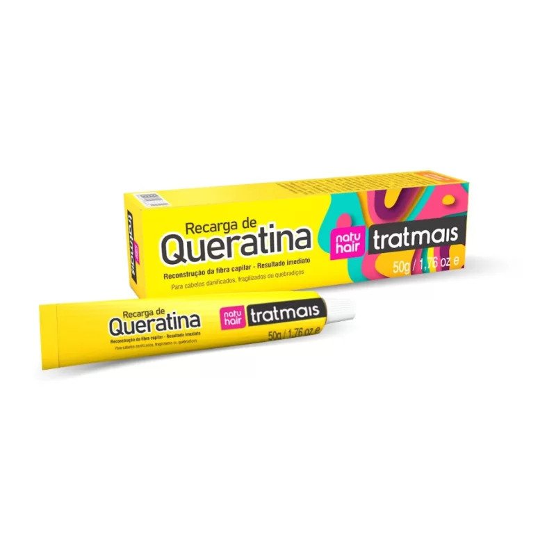 Recarga De Queratina 50G Tratmais- Natuhair