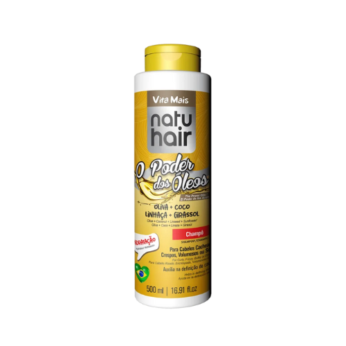 Shampoo Poder Dos Oleos 500Ml - Natuhair