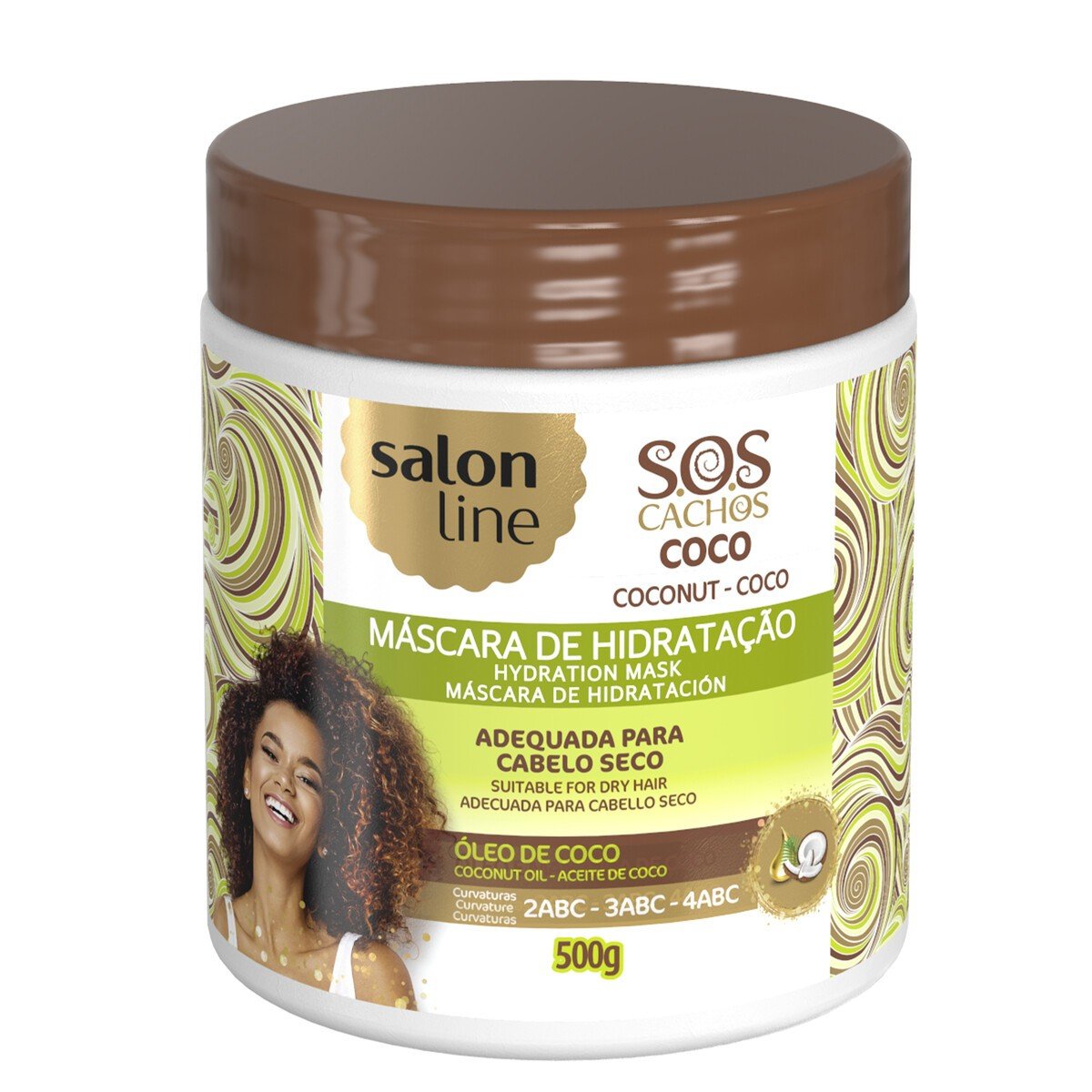 Máscara De Hidratação Sos Cachos Coco Tratamento Profundo 500G