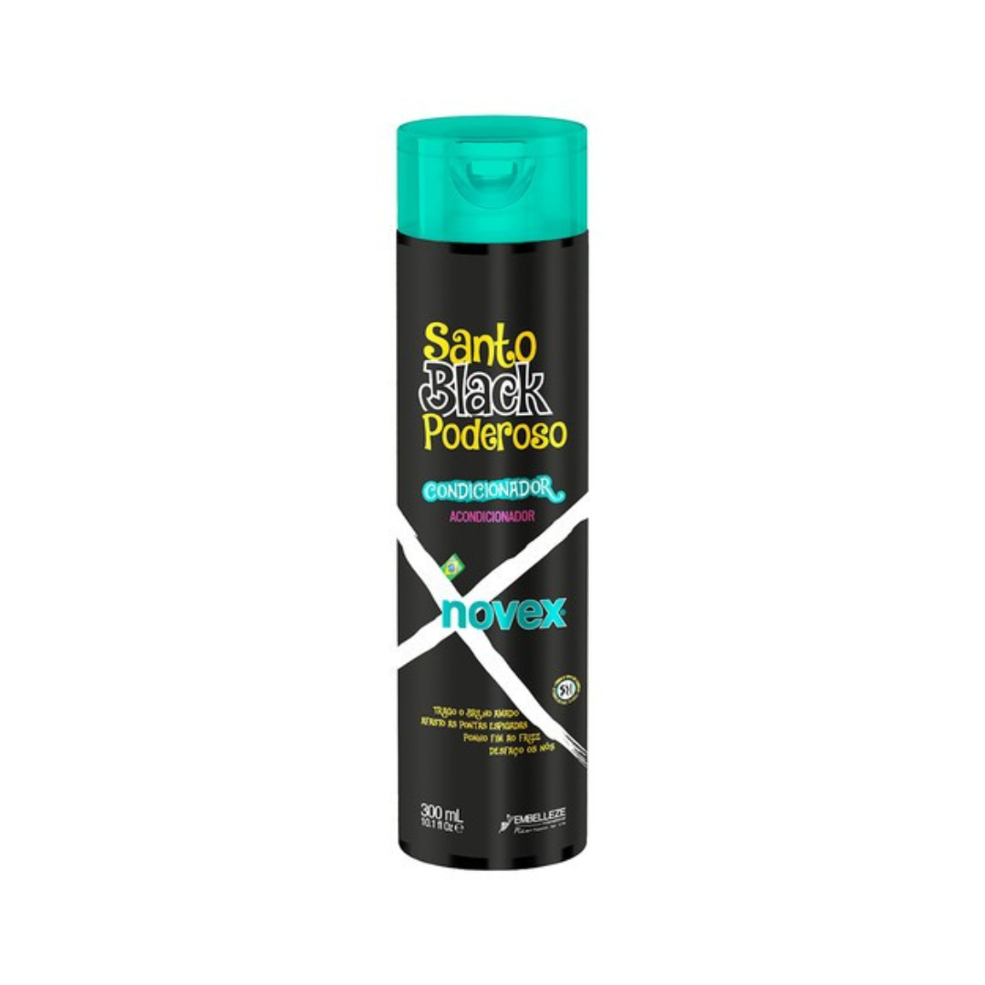 Condicionador Santo Black Poderoso 300Ml Novex