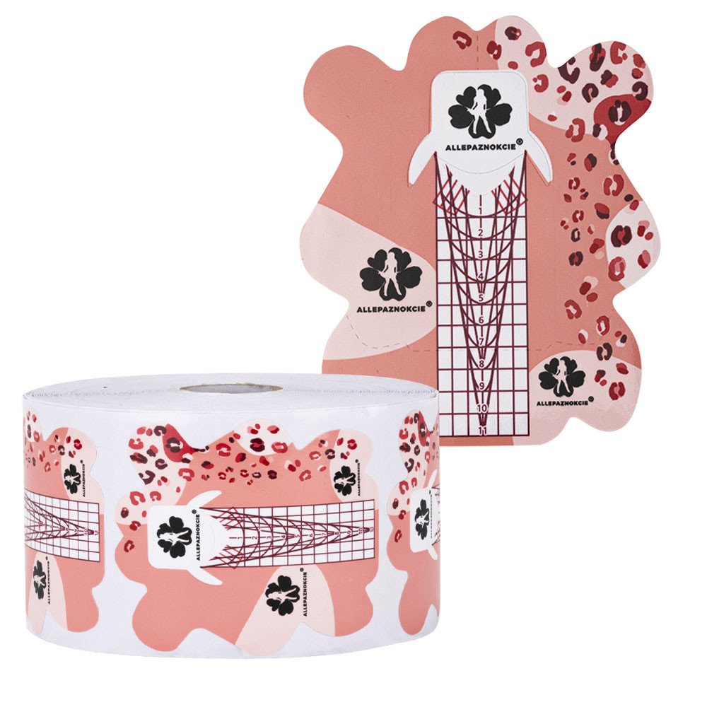Moldes De Unhas Leopardo 500 Unidades