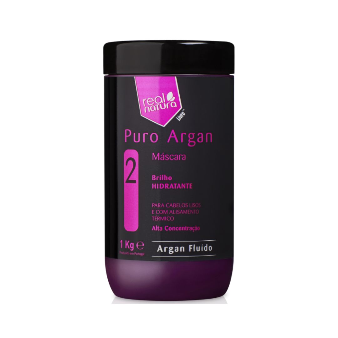 Real Natura Máscara Sem Sal Puro Argan 1 Kg