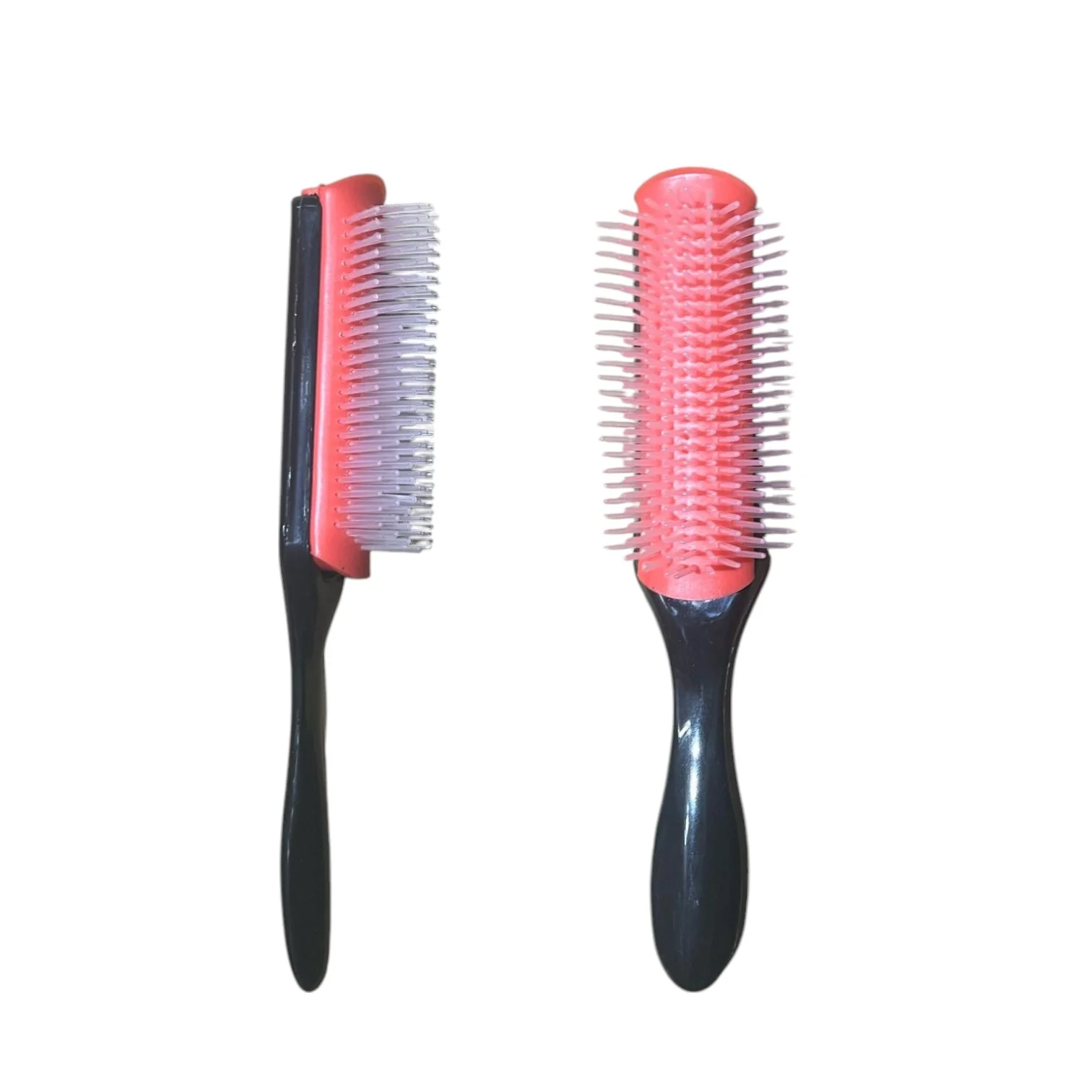 Escova De Fitagem Preta E Vermelha - 9 Filas