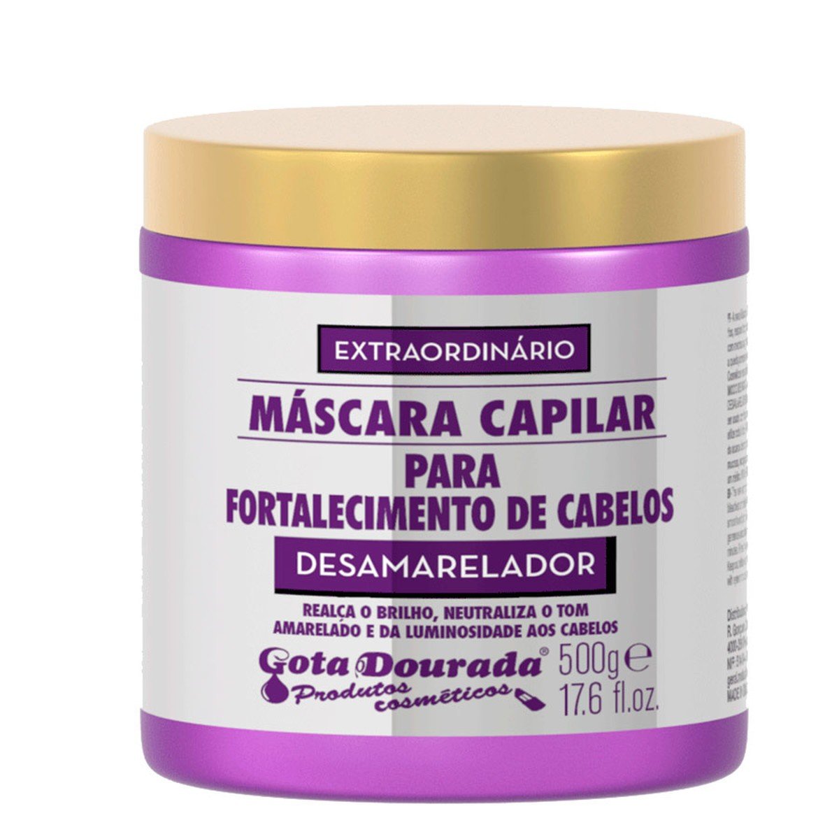 Mascara Fortalecimento Desamarelador 500Ml