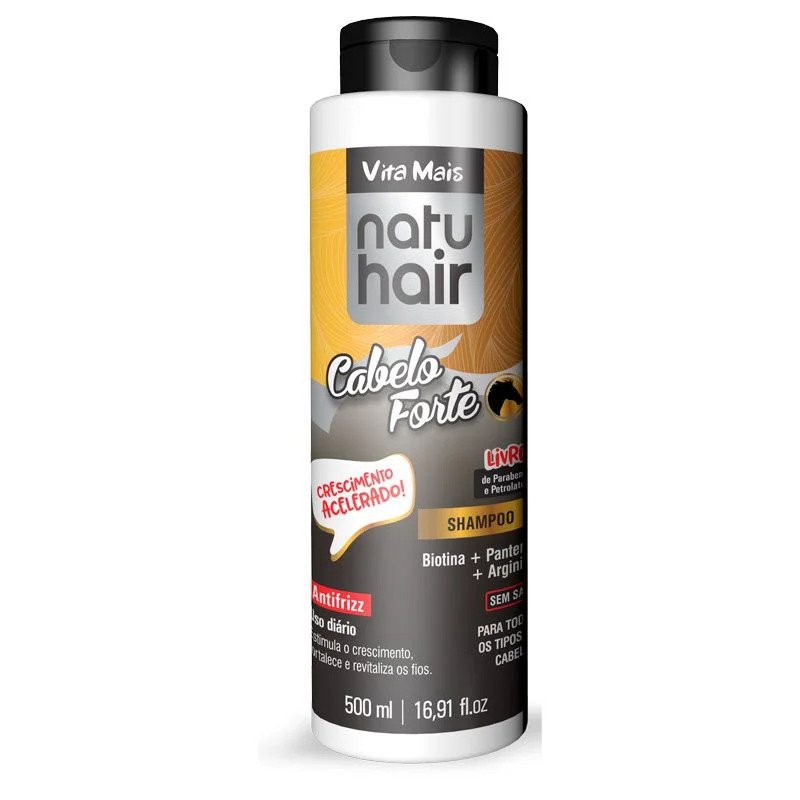 Shampoo Cabelo Forte 500M L- Natu Hair