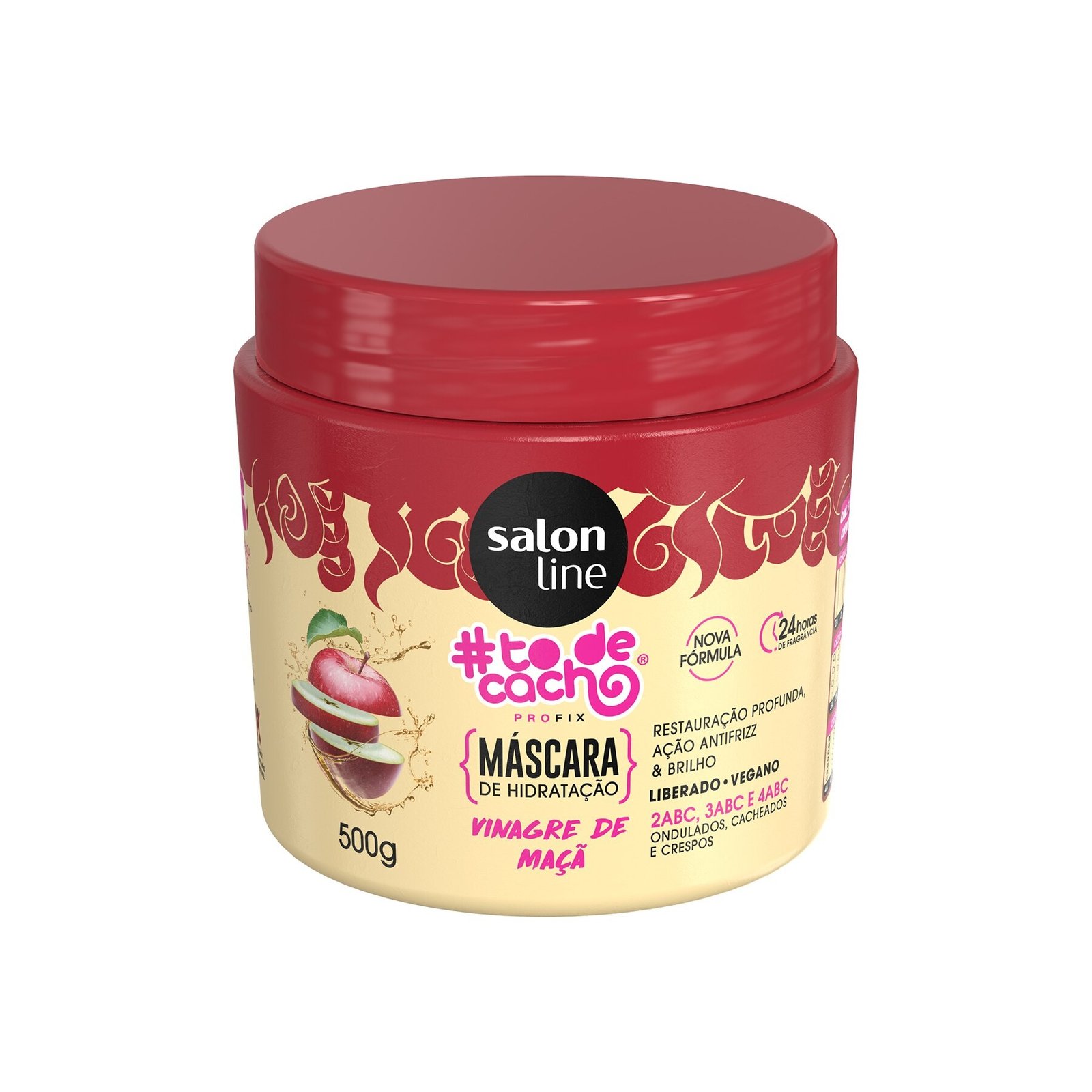 Máscara Vinagre De Maçã 500Ml - Salon Line