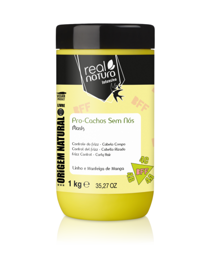 Mascara Pro-cachos Sem Nos Real Natura 1kg
