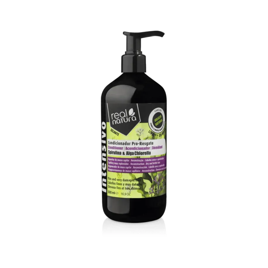 Real Natura Condicionador Sem Sal Pro-Resgate 500 Ml