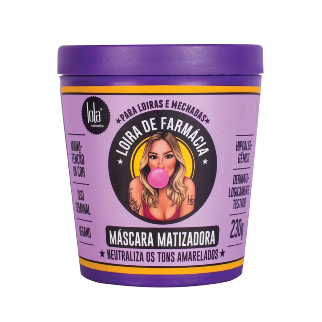 Máscara Matizadora Loira De Farmácia 230G Lola